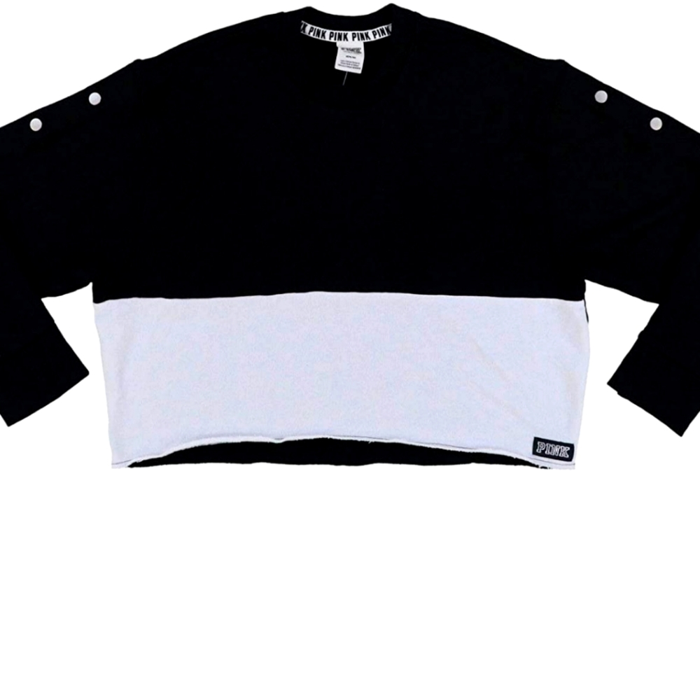 PINK cropped sweatshirt